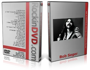 Artwork Cover of Bob Seger 2006-11-16 DVD Milwaukee Audience