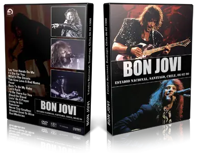 Artwork Cover of Bon Jovi 1990-02-06 DVD Santiago Proshot