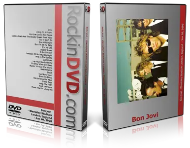 Artwork Cover of Bon Jovi 2000-06-20 DVD London Audience