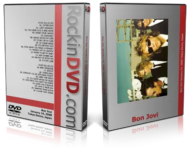 Artwork Cover of Bon Jovi 2008-01-14 DVD Tokyo Proshot