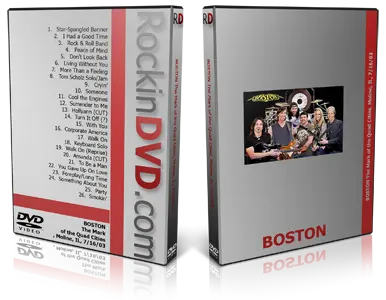 Artwork Cover of Boston 2003-07-16 DVD Moline Audience