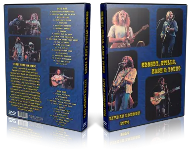 Artwork Cover of CSNY 1974-09-14 DVD London Proshot