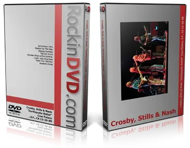 Artwork Cover of CSNY 1989-11-26 DVD San Francisco Proshot