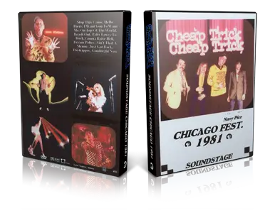 Artwork Cover of Cheap Trick 1981-08-05 DVD Chicago Proshot
