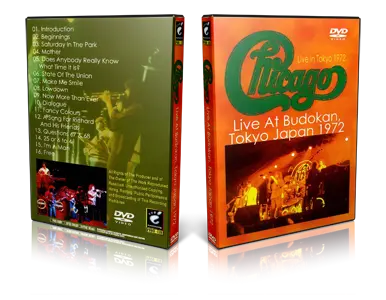 Artwork Cover of Chicago 1972-06-08 DVD Tokyo Proshot