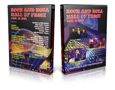 Artwork Cover of Cream 1993-01-12 DVD Rock and Roll Hall of Fame Proshot