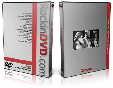 Artwork Cover of Cream 2005-05-02 DVD London Audience
