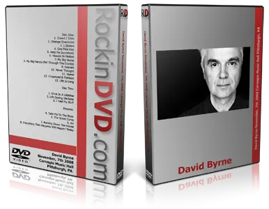 Artwork Cover of David Byrne 2008-11-07 DVD Pittsburgh Audience