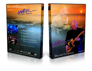 Artwork Cover of David Gilmour 2008-09-23 DVD Later With Jools Holland Proshot