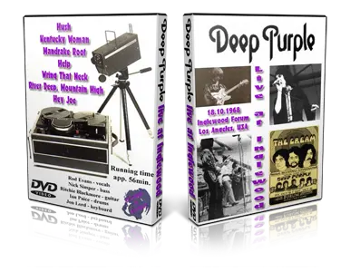 Artwork Cover of Deep Purple 1968-10-18 DVD Los Angeles Proshot