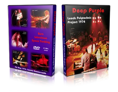 Artwork Cover of Deep Purple 1974-05-09 DVD London Proshot