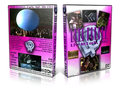 Artwork Cover of Deep Purple 1985-07-09 DVD Paris Proshot