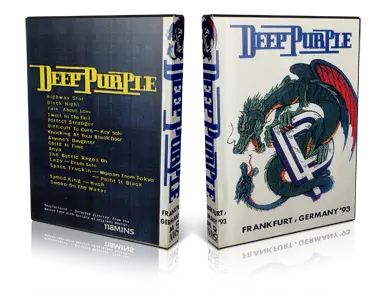 Artwork Cover of Deep Purple 1993-10-03 DVD Frankfurt Audience