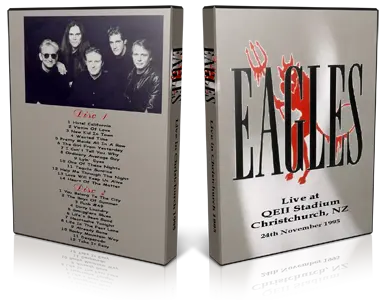 Artwork Cover of Eagles 1995-11-24 DVD Christchurch Proshot