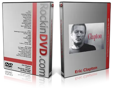 Artwork Cover of Eric Clapton 1985-05-03 DVD Montreal Audience