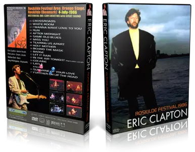 Artwork Cover of Eric Clapton 1986-07-04 DVD Roskilde Audience