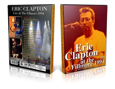 Artwork Cover of Eric Clapton 1994-11-07 DVD San Francisco Proshot