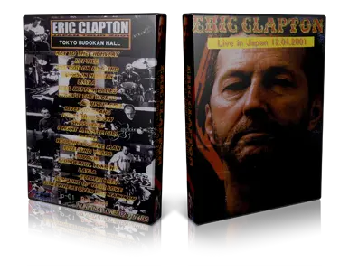 Artwork Cover of Eric Clapton 2001-12-04 DVD Tokyo Proshot