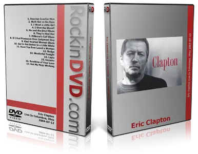 Artwork Cover of Eric Clapton 2004-07-12 DVD Columbus Audience