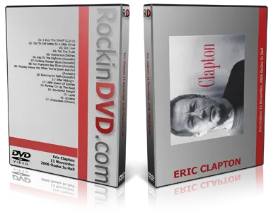 Artwork Cover of Eric Clapton 2006-11-11 DVD Osaka Audience