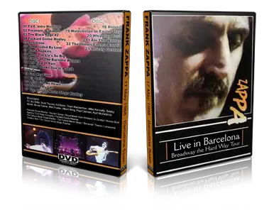Artwork Cover of Frank Zappa 1988-05-17 DVD Barcelona Proshot