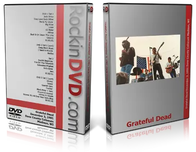 Artwork Cover of Grateful Dead 1981-12-03 DVD Madison Audience