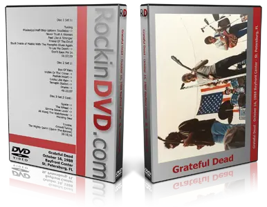 Artwork Cover of Grateful Dead 1988-10-16 DVD St Petersburg Audience