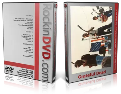 Artwork Cover of Grateful Dead 1989-10-12 DVD East Rutherford Audience