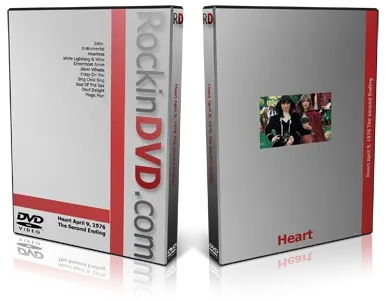 Artwork Cover of Heart 1976-04-09 DVD Pullman Proshot