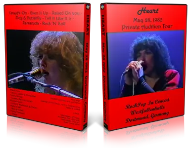 Artwork Cover of Heart 1982-05-28 DVD Dortmund Proshot