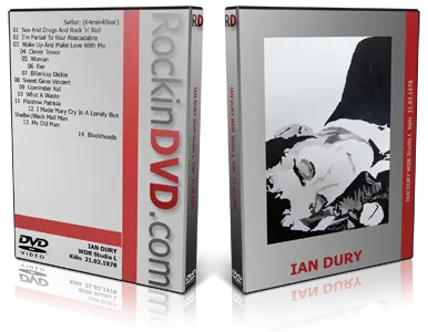 Artwork Cover of Ian Dury 1978-02-21 DVD Rockpalast Proshot