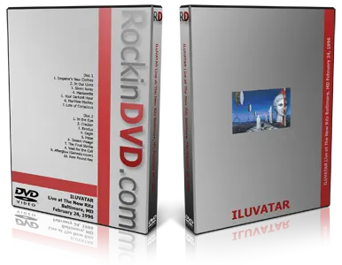 Artwork Cover of Iluvatar 1996-02-24 DVD Baltimore Proshot