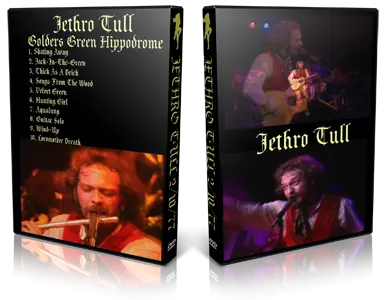 Artwork Cover of Jethro Tull 1977-02-10 DVD Golders Green Hippodrome Proshot