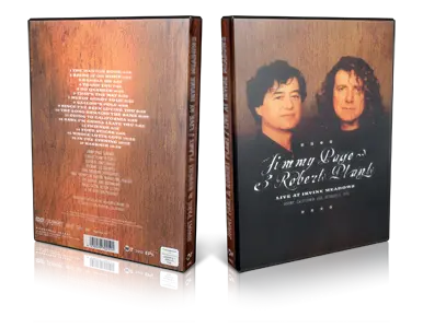 Artwork Cover of Jimmy Page and Robert Plant 1995-10-03 DVD Irvine Proshot