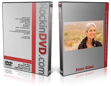 Artwork Cover of Joan Baez 1987-12-17 DVD San Francisco Proshot