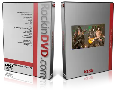 Artwork Cover of KISS Compilation DVD Houston TX 1976 Proshot