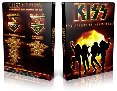 Artwork Cover of KISS 1976-08-20 DVD Anaheim Audience