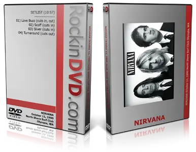 Artwork Cover of Nirvana 1990-10-11 DVD Olympia Audience