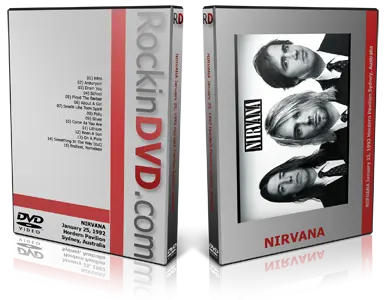Artwork Cover of Nirvana 1992-01-25 DVD Sydney Proshot