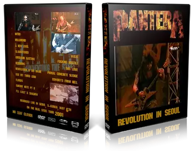 Artwork Cover of Pantera 2001-05-06 DVD Seoul Proshot