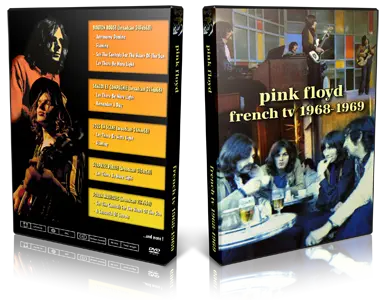 Artwork Cover of Pink Floyd Compilation DVD French TV 1968-1969 Proshot