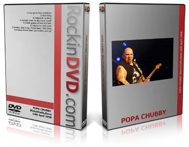 Artwork Cover of Popa Chubby 1998-04-13 DVD Biskuithalle Bonn Proshot