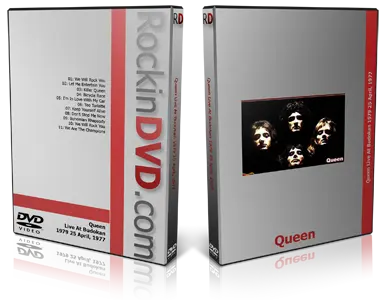 Artwork Cover of Queen 1977-04-25 DVD Tokyo Proshot