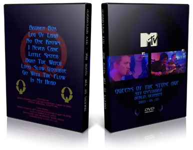 Artwork Cover of Queens Of The Stone Age 2005-06-10 DVD Berlin Proshot