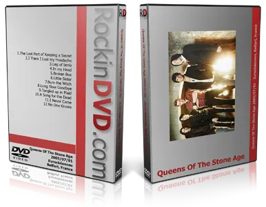 Artwork Cover of Queens Of The Stone Age 2005-07-01 DVD Belfort Proshot