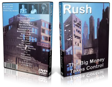 Artwork Cover of Rush 1986-03-03 DVD Quebec City Audience