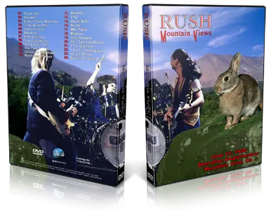 Artwork Cover of Rush 1990-06-27 DVD Shoreline Amphitheatre Proshot