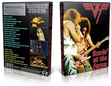 Artwork Cover of Van Halen 1984-04-19 DVD Montreal Audience
