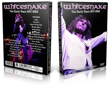 Artwork Cover of Whitesnake Compilation DVD The Early Years 1977-1983 Proshot