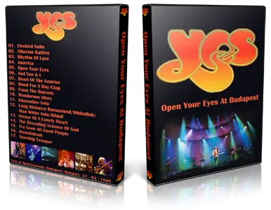 Artwork Cover of Yes 1998-03-31 DVD Budapest Proshot